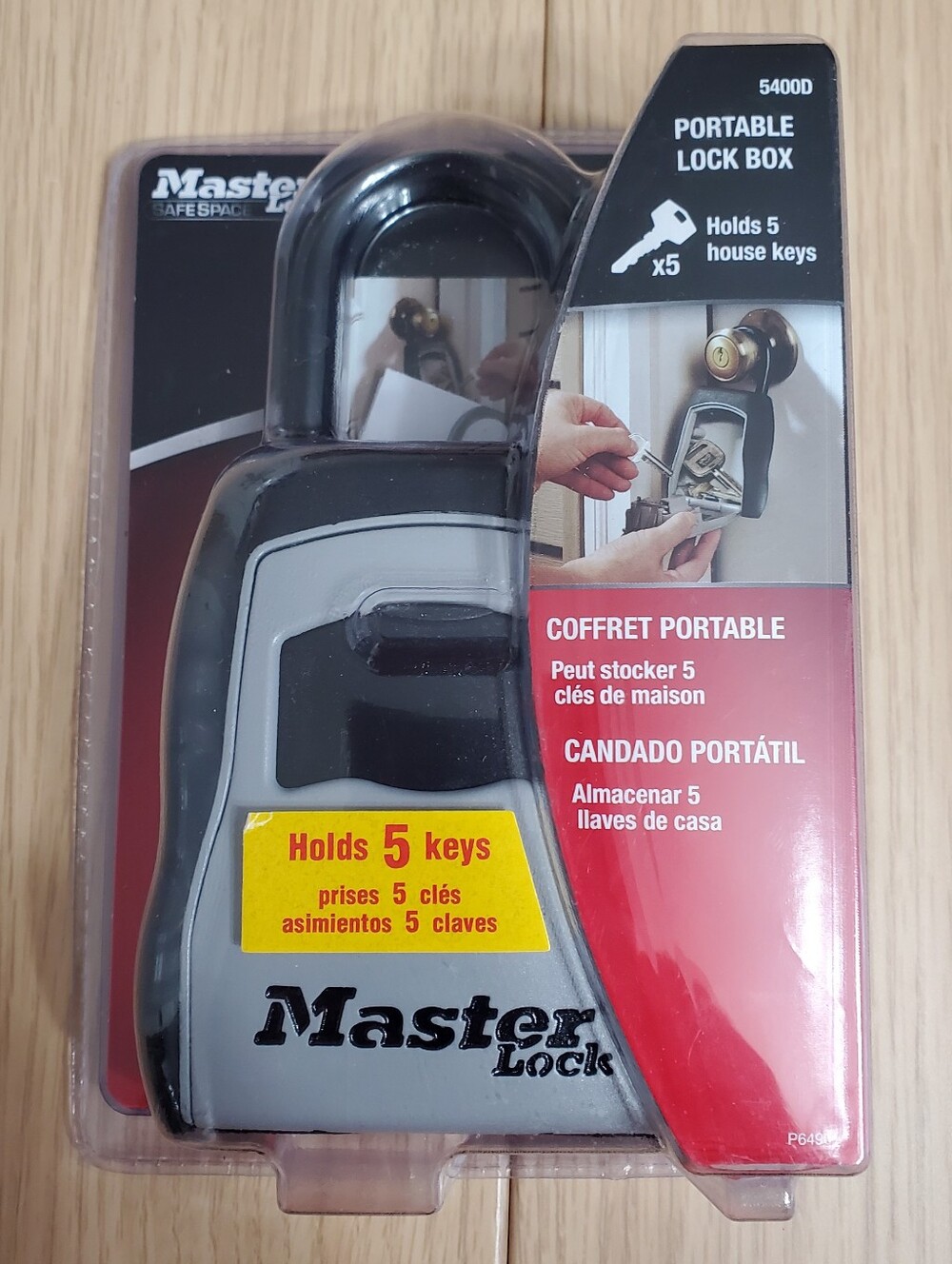 New Master Lock Box Holds 5 keys